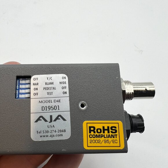 AJA Video Model D4E Serial Digital Video Encoder Only - Picture 4 of 4